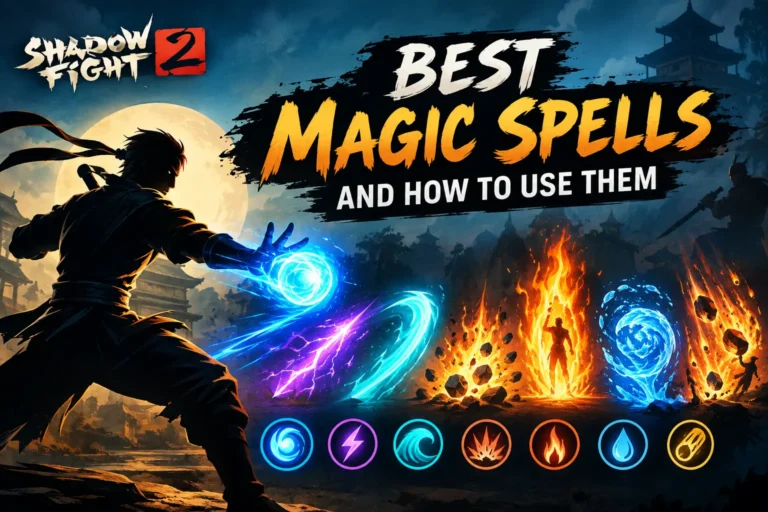Shadow Fight 2 best magic spells and how to use them