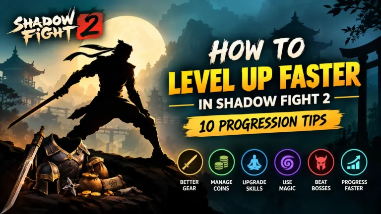 Shadow Fight 2 how to level up faster progression tips