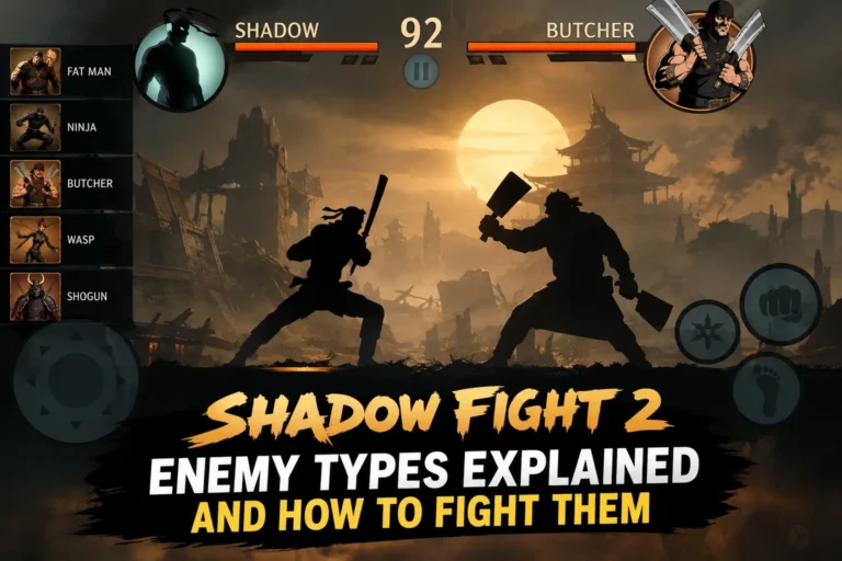 Shadow Fight 2 Enemy Types Explained and How to Fight Them 2 Shadow Fight 2 enemy types and combat strategies against different opponents